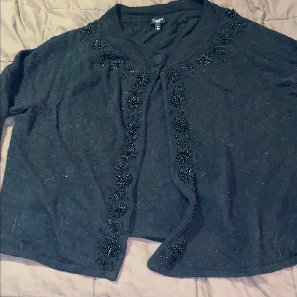 Black Beaded sweater